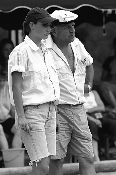 Deutsche Meisterschaften Doublette Mixte in Ottersbach - Annik und Christian